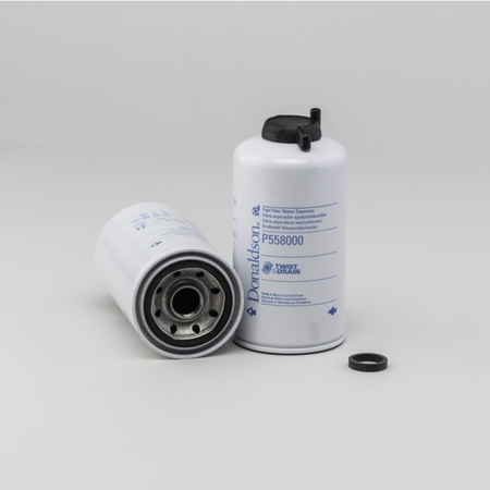 DONALDSON Fuel Filter, Water Separator Spin-On Twist&Drain, P558000 P558000